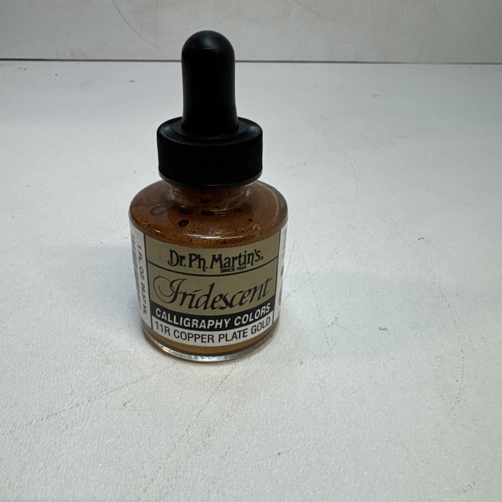 Iridescent Calligraphy Ink, Copper Plate Gold, 11R Bottle